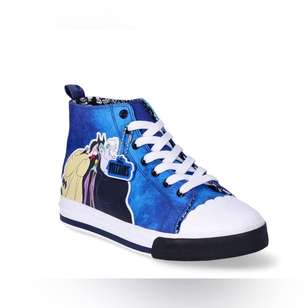 NEW Disney Villains Women's Casual High-Top Sneakers